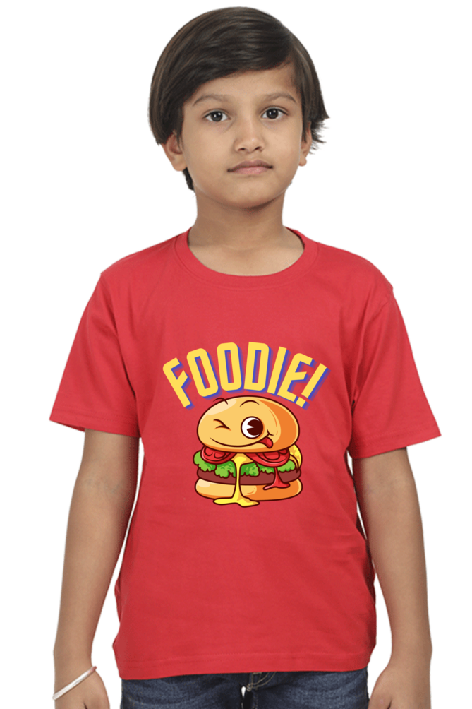 Burger Foodie Kids Half Sleeve T-Shirt