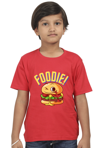 Burger Foodie Kids Half Sleeve T-Shirt