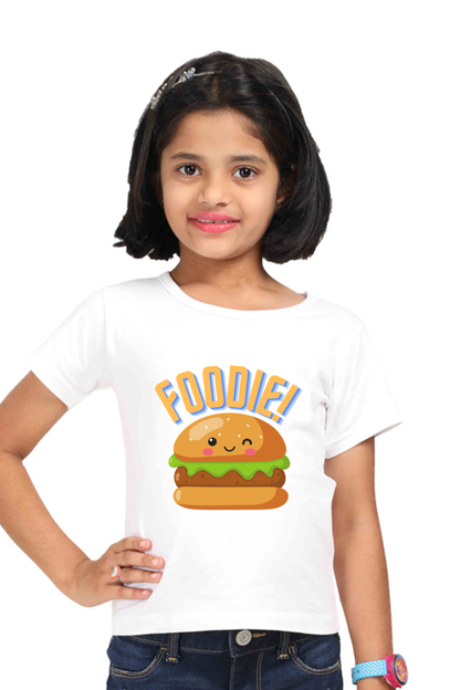 Burger Foodie Kids Half Sleeve T-Shirt