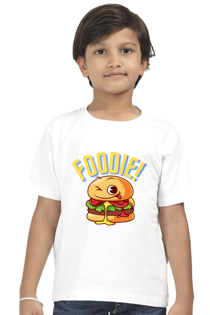 Burger Foodie Kids Half Sleeve T-Shirt