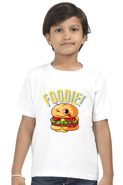 Burger Foodie Kids Half Sleeve T-Shirt