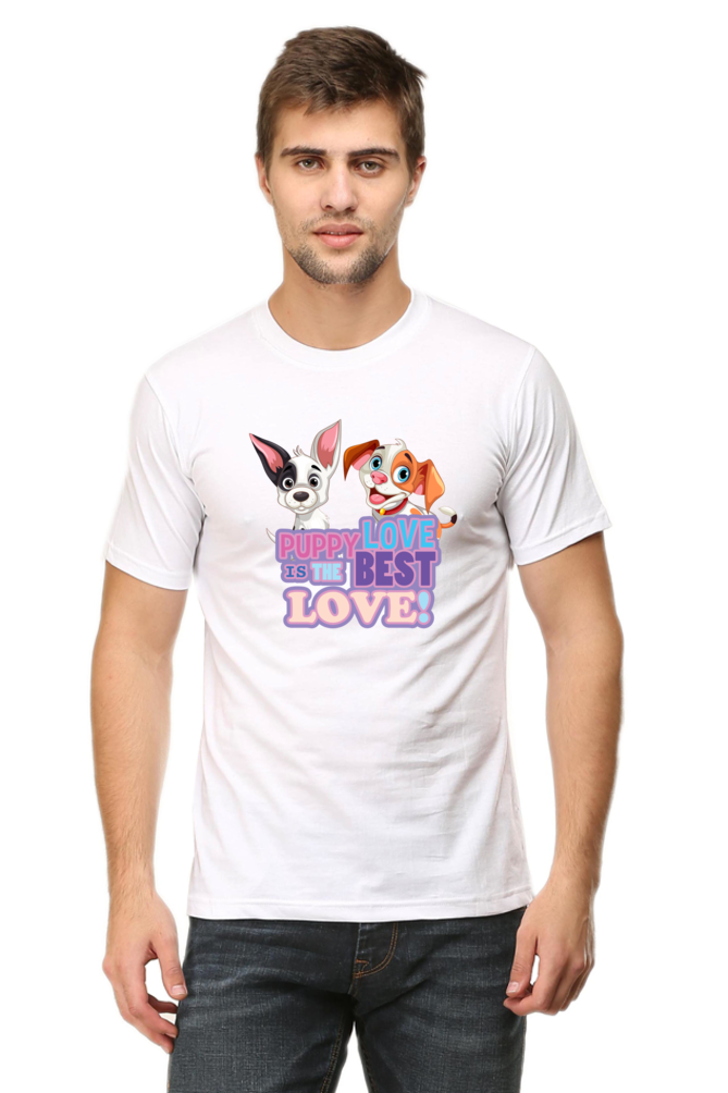 Puppy Love is the Best Love Half Sleeve T-Shirt