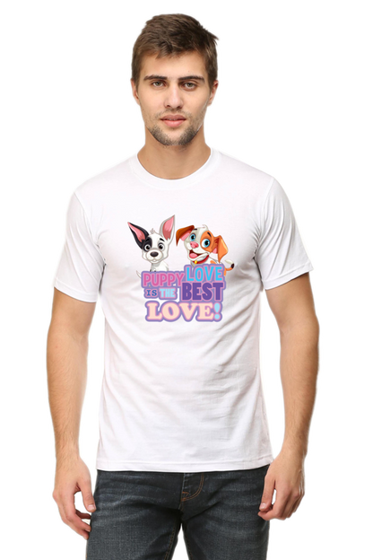 Puppy Love is the Best Love Half Sleeve T-Shirt