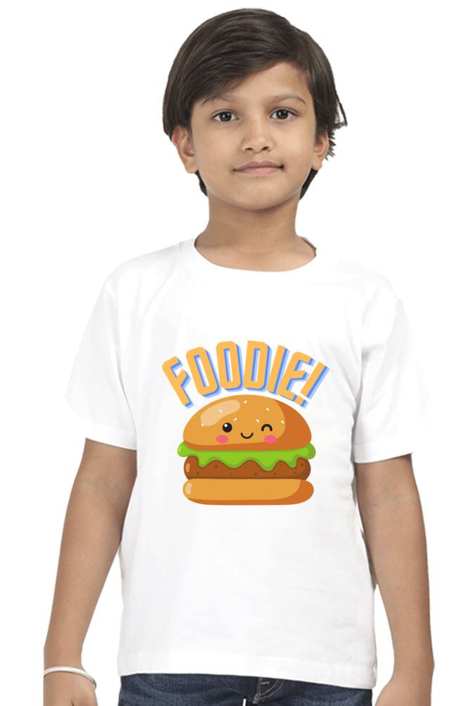 Burger Foodie Kids Half Sleeve T-Shirt