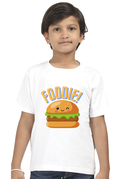 Burger Foodie Kids Half Sleeve T-Shirt