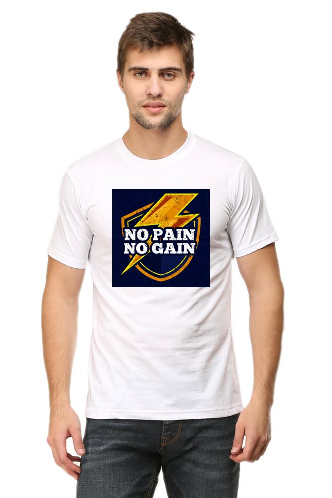 No Pain No Gain Half Sleeve Tshirt