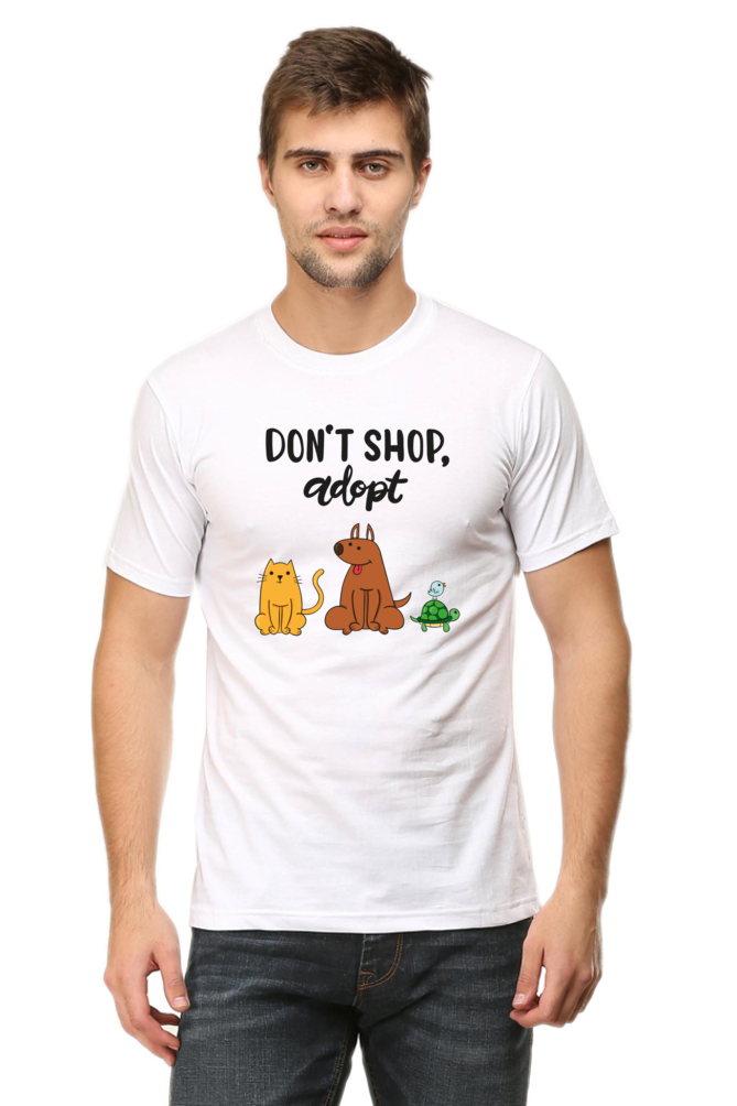 Don't Shop Adopt Half Sleeve T-Shirt