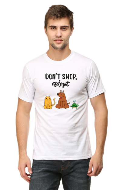 Don't Shop Adopt Half Sleeve T-Shirt