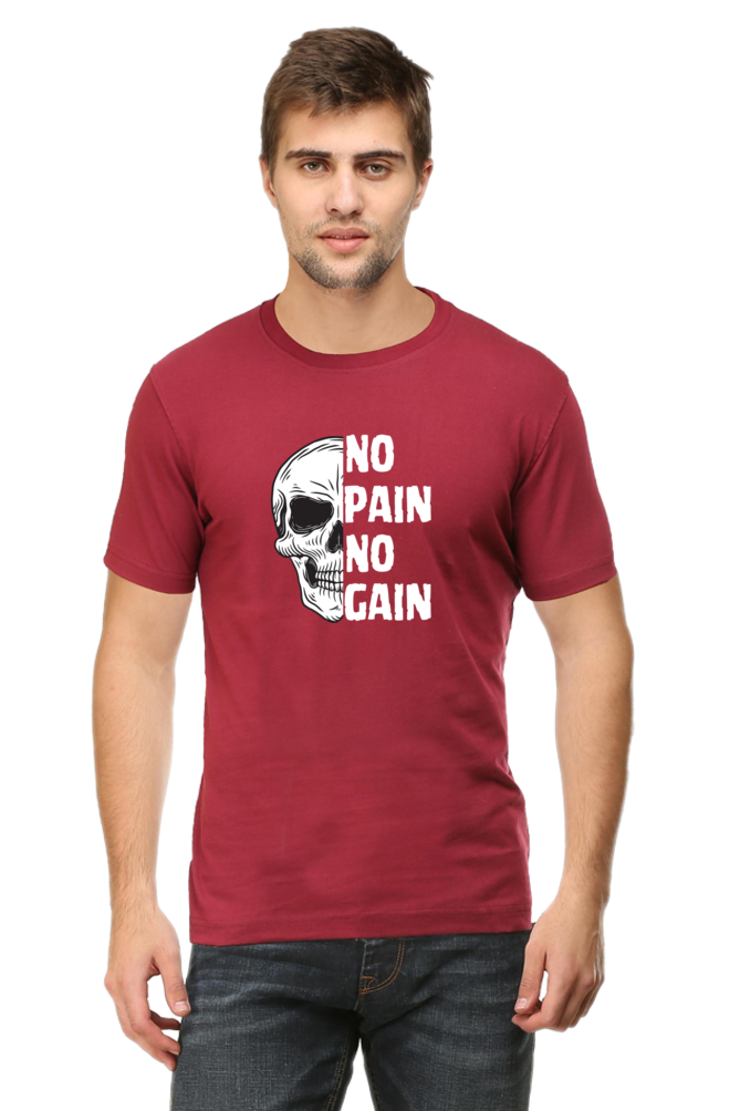 No Pain No Gain Half Sleeve Tshirt