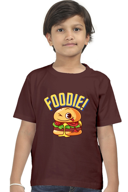 Burger Foodie Kids Half Sleeve T-Shirt