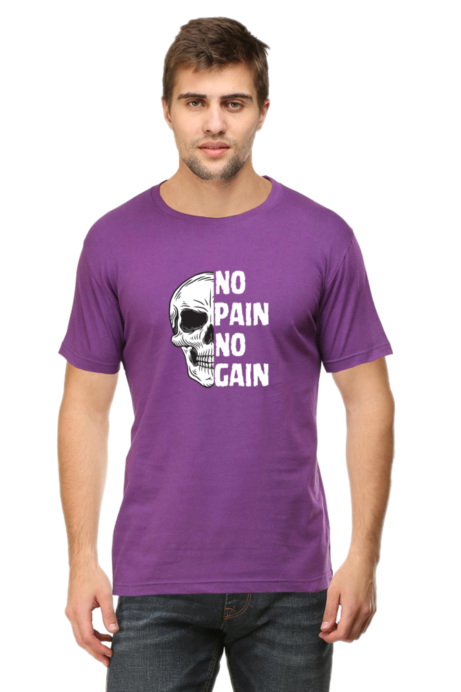 No Pain No Gain Half Sleeve Tshirt