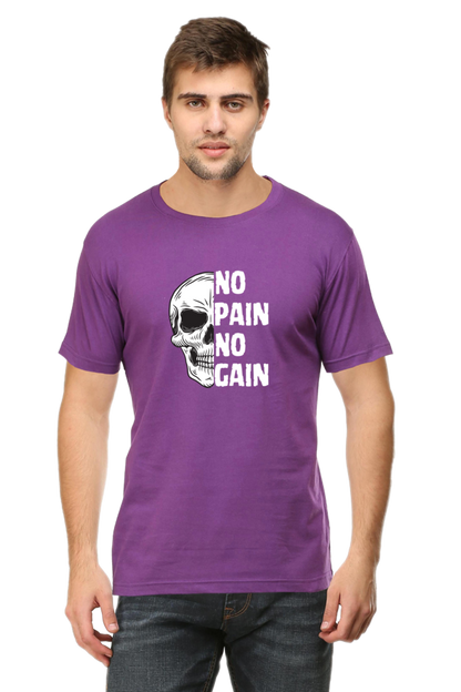 No Pain No Gain Half Sleeve Tshirt