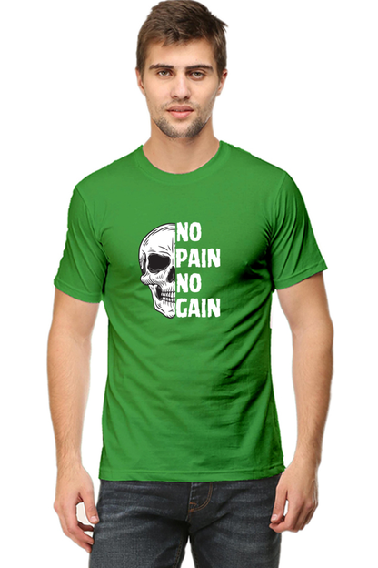 No Pain No Gain Half Sleeve Tshirt