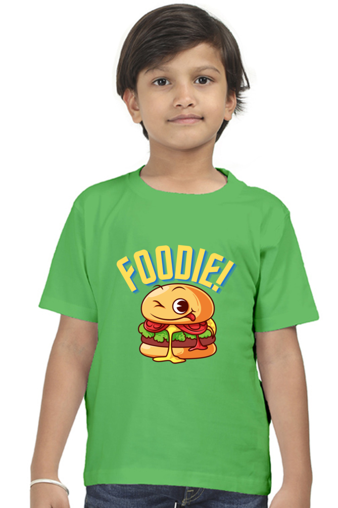 Burger Foodie Kids Half Sleeve T-Shirt