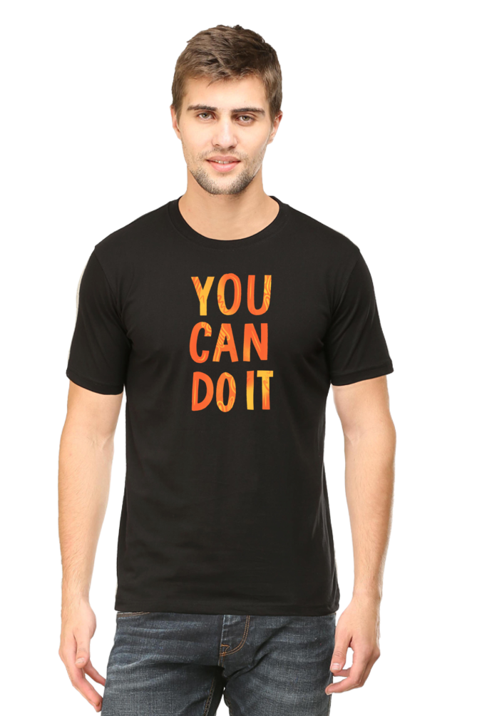 You Can Do It Half Sleeve T-Shirt