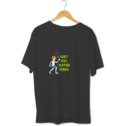 Can't Text Playing Tennis Kids Half Sleeve T-Shirt