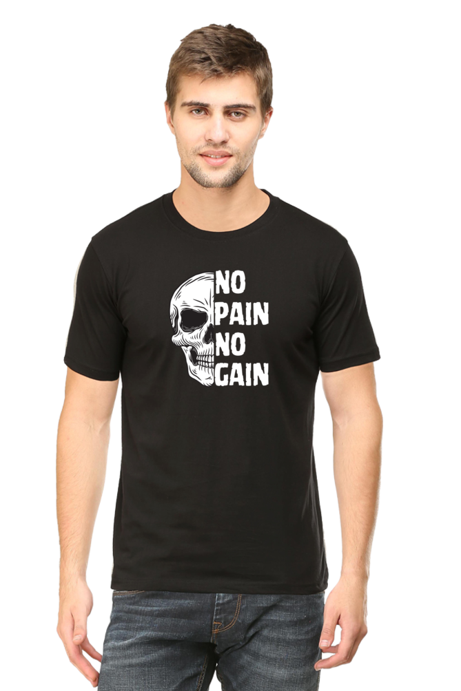 No Pain No Gain Half Sleeve Tshirt