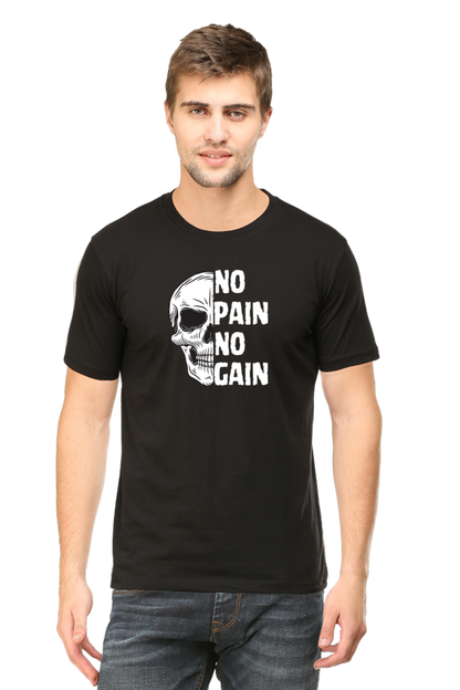 No Pain No Gain Half Sleeve Tshirt