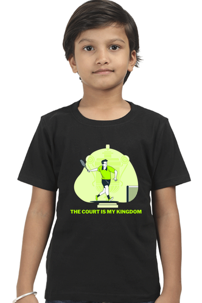 The Court Is My Kingdom Kids Half Sleeve T-Shirt