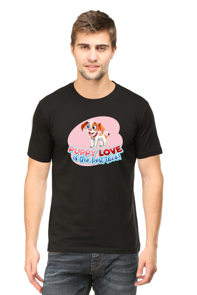 Puppy Love is the Best Love Half Sleeve T-Shirt