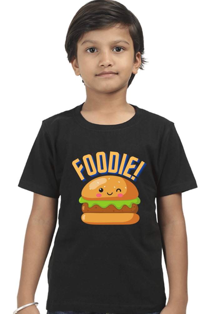 Burger Foodie Kids Half Sleeve T-Shirt