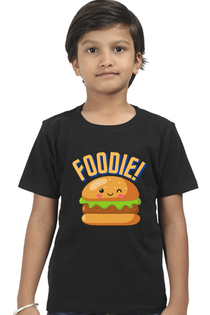 Burger Foodie Kids Half Sleeve T-Shirt