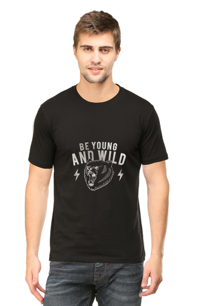 Be Young and Wild Half Sleeve T-Shirt