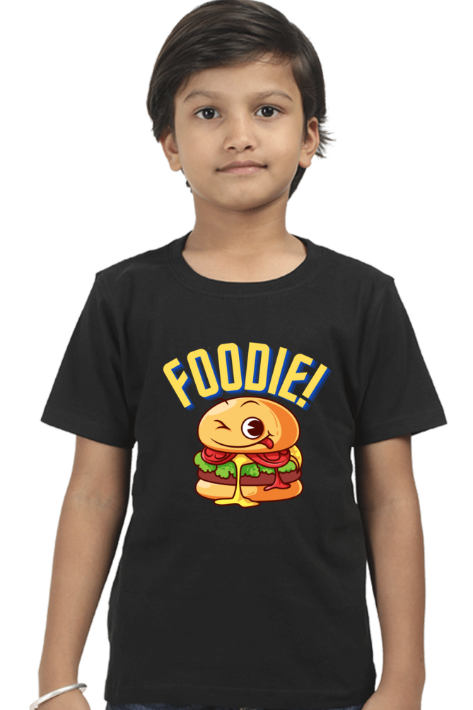 Burger Foodie Kids Half Sleeve T-Shirt