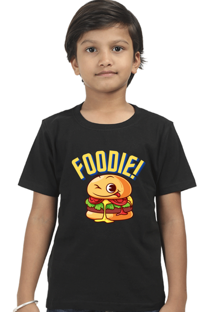 Burger Foodie Kids Half Sleeve T-Shirt