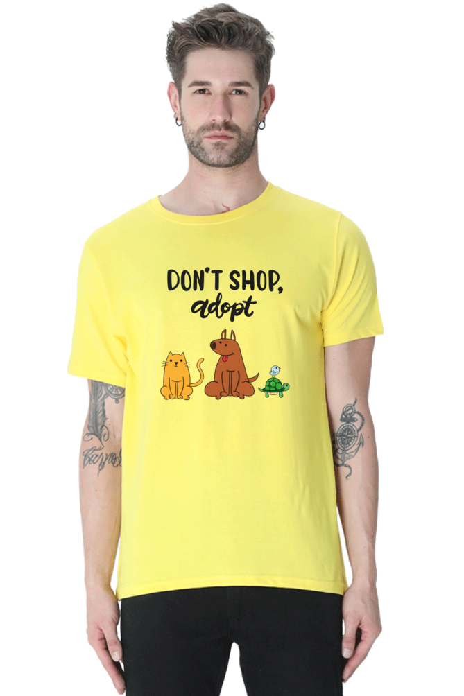 Don't Shop Adopt Half Sleeve T-Shirt