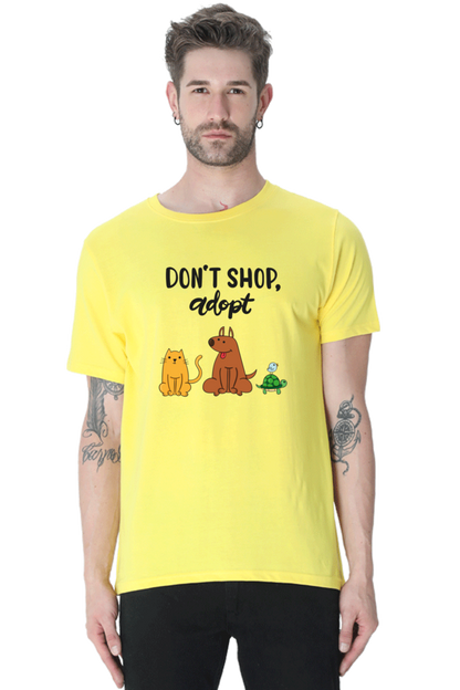 Don't Shop Adopt Half Sleeve T-Shirt