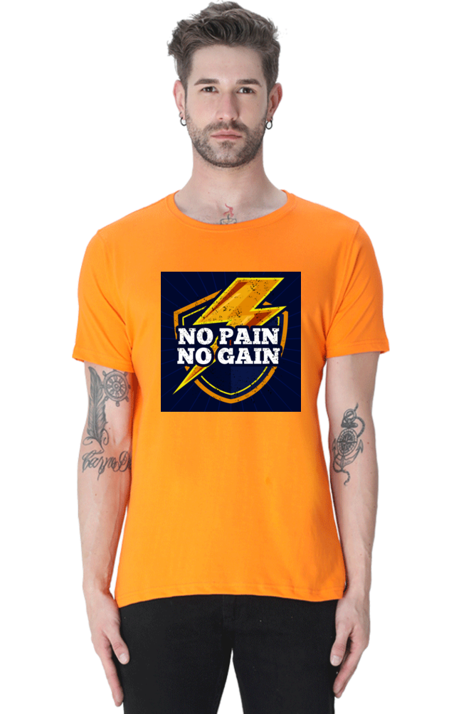 No Pain No Gain Half Sleeve Tshirt