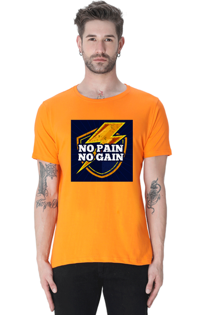 No Pain No Gain Half Sleeve Tshirt