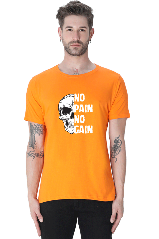 No Pain No Gain Half Sleeve Tshirt