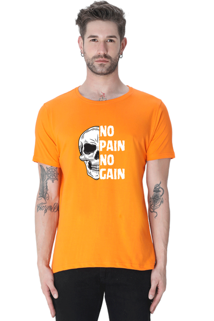 No Pain No Gain Half Sleeve Tshirt