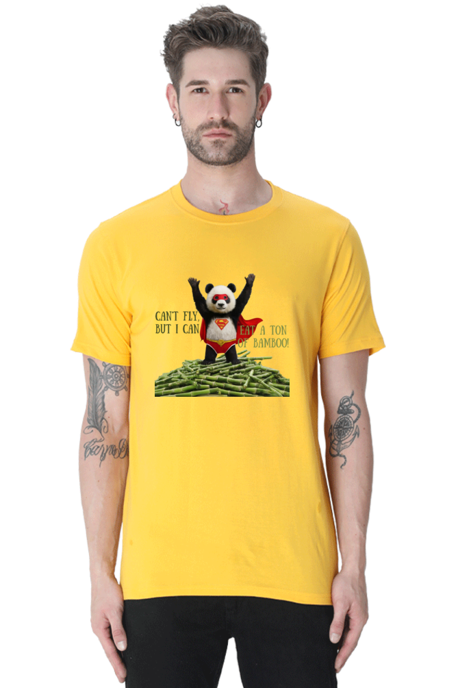 Superman Panda Half Sleeve Tshirt