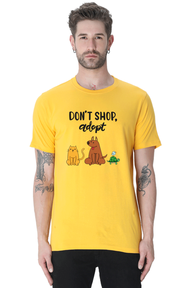 Don't Shop Adopt Half Sleeve T-Shirt