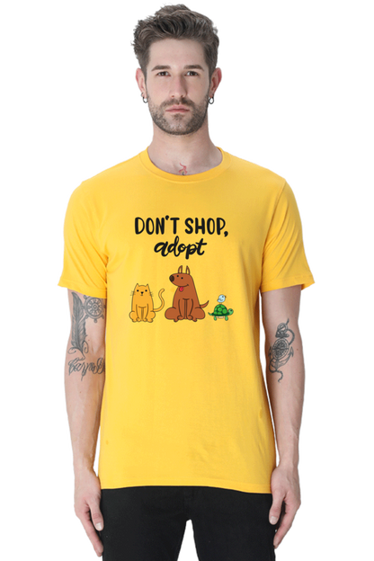 Don't Shop Adopt Half Sleeve T-Shirt