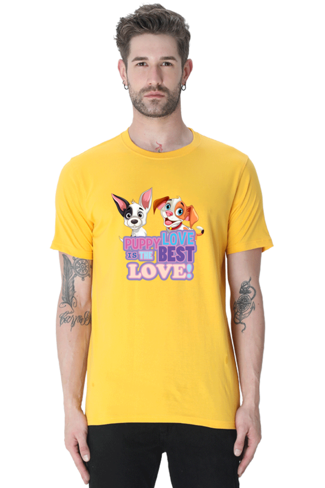 Puppy Love is the Best Love Half Sleeve T-Shirt