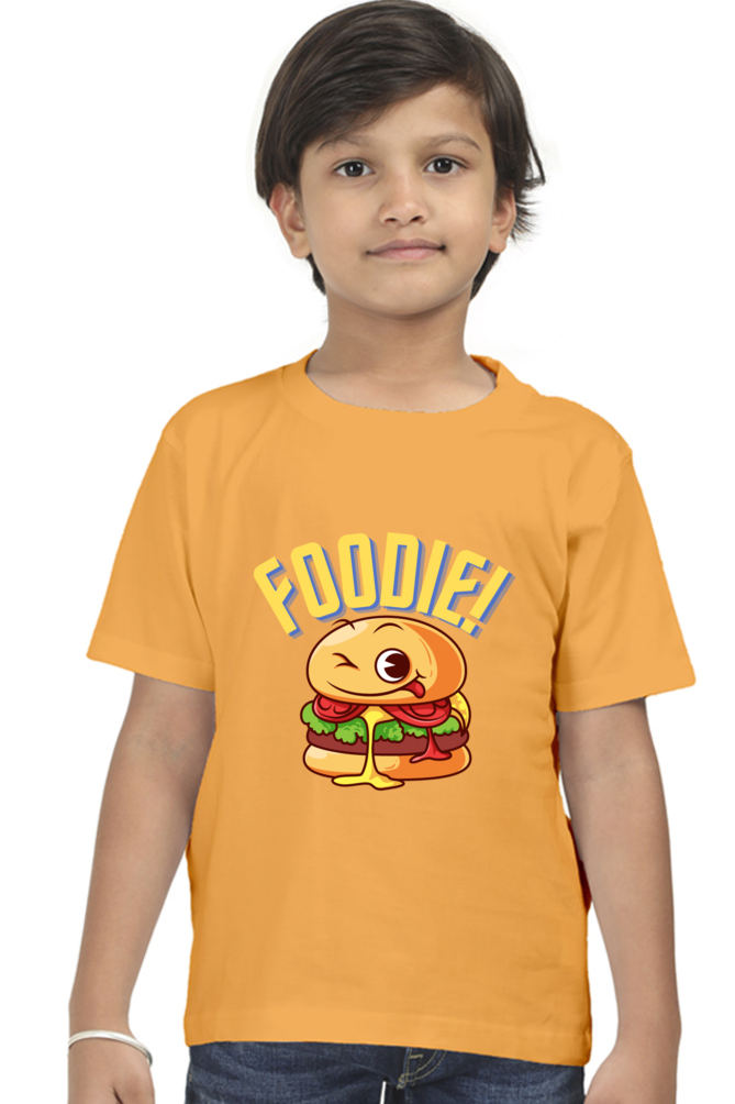 Burger Foodie Kids Half Sleeve T-Shirt