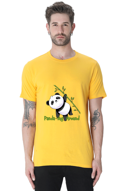 Panda-ing Around Half Sleeve Tshirt