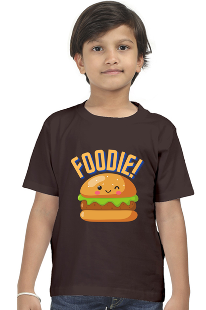 Burger Foodie Kids Half Sleeve T-Shirt