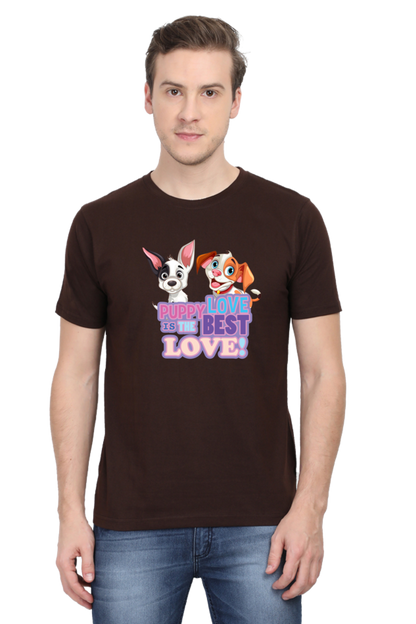 Puppy Love is the Best Love Half Sleeve T-Shirt