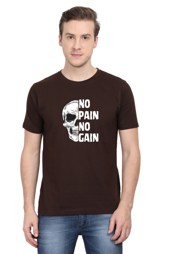 No Pain No Gain Half Sleeve Tshirt