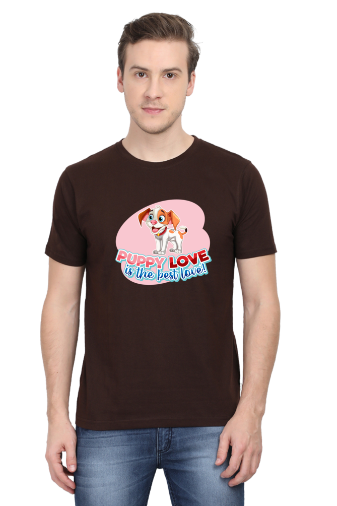 Puppy Love is the Best Love Half Sleeve T-Shirt