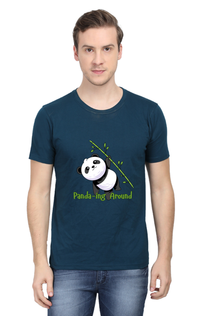 Panda-ing Around Half Sleeve Tshirt