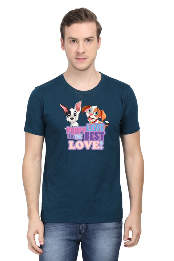 Puppy Love is the Best Love Half Sleeve T-Shirt