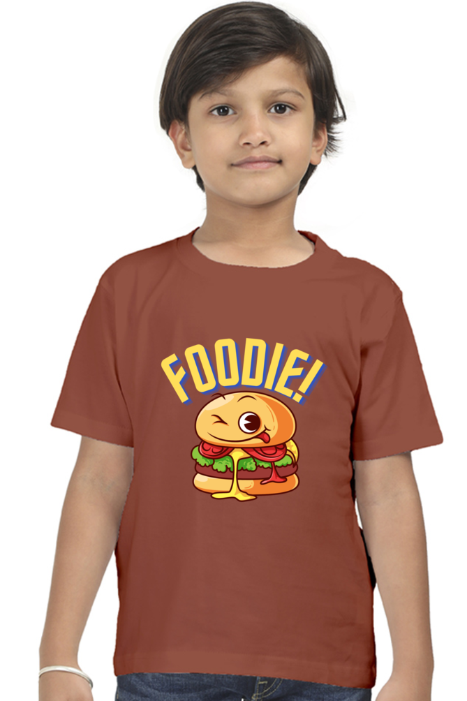 Burger Foodie Kids Half Sleeve T-Shirt