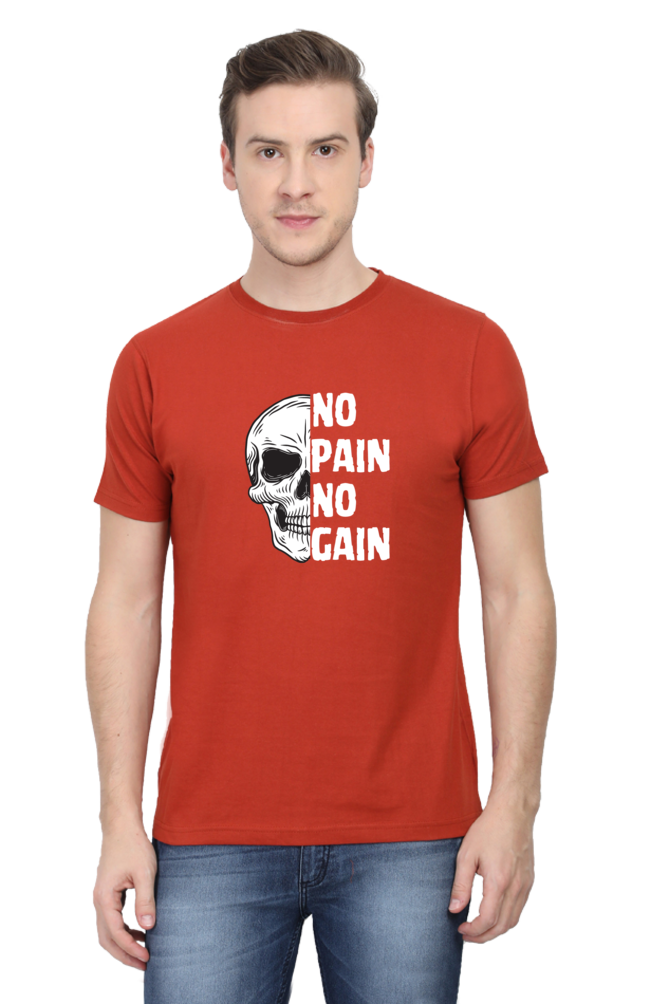 No Pain No Gain Half Sleeve Tshirt