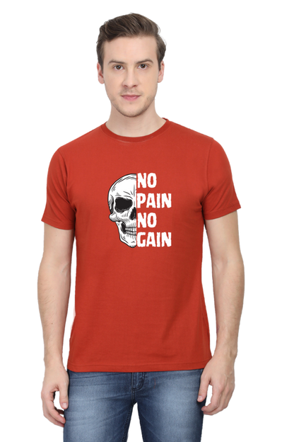 No Pain No Gain Half Sleeve Tshirt